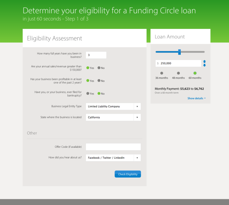 Are you eligible? Check boxes