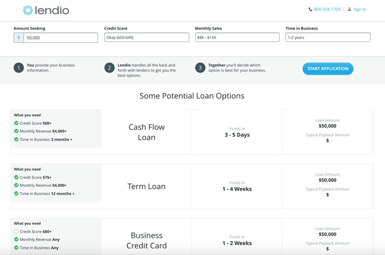 See Potential Loan Options