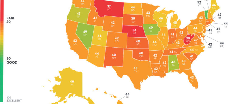 10 States With the Best Business Credit Scores in 2017