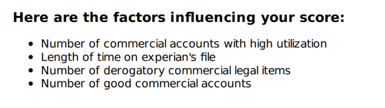 factors influencing score